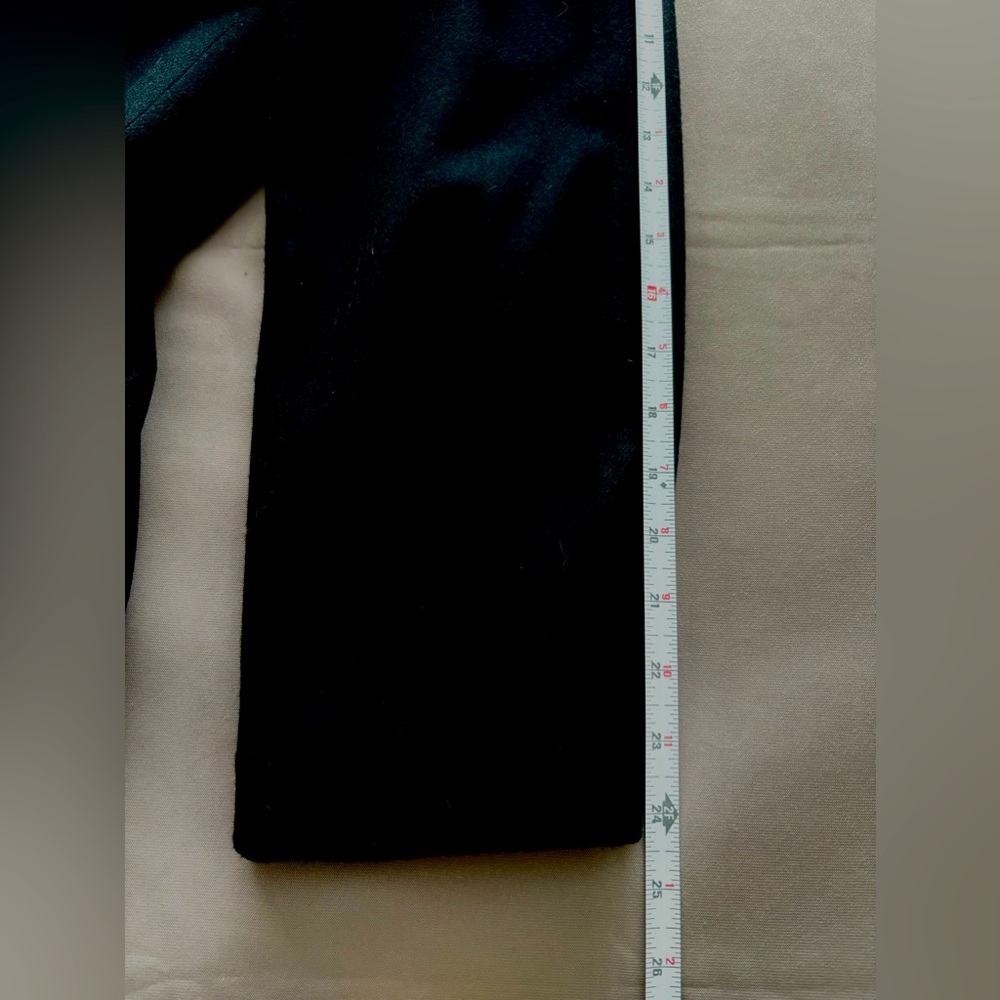WOMENS SAG HARBOR NAVY BLUE WOOL LINED  ONE BUTTON BLAZER-TWO SLIT POCKETS SZ 18 - Picture 13 of 14